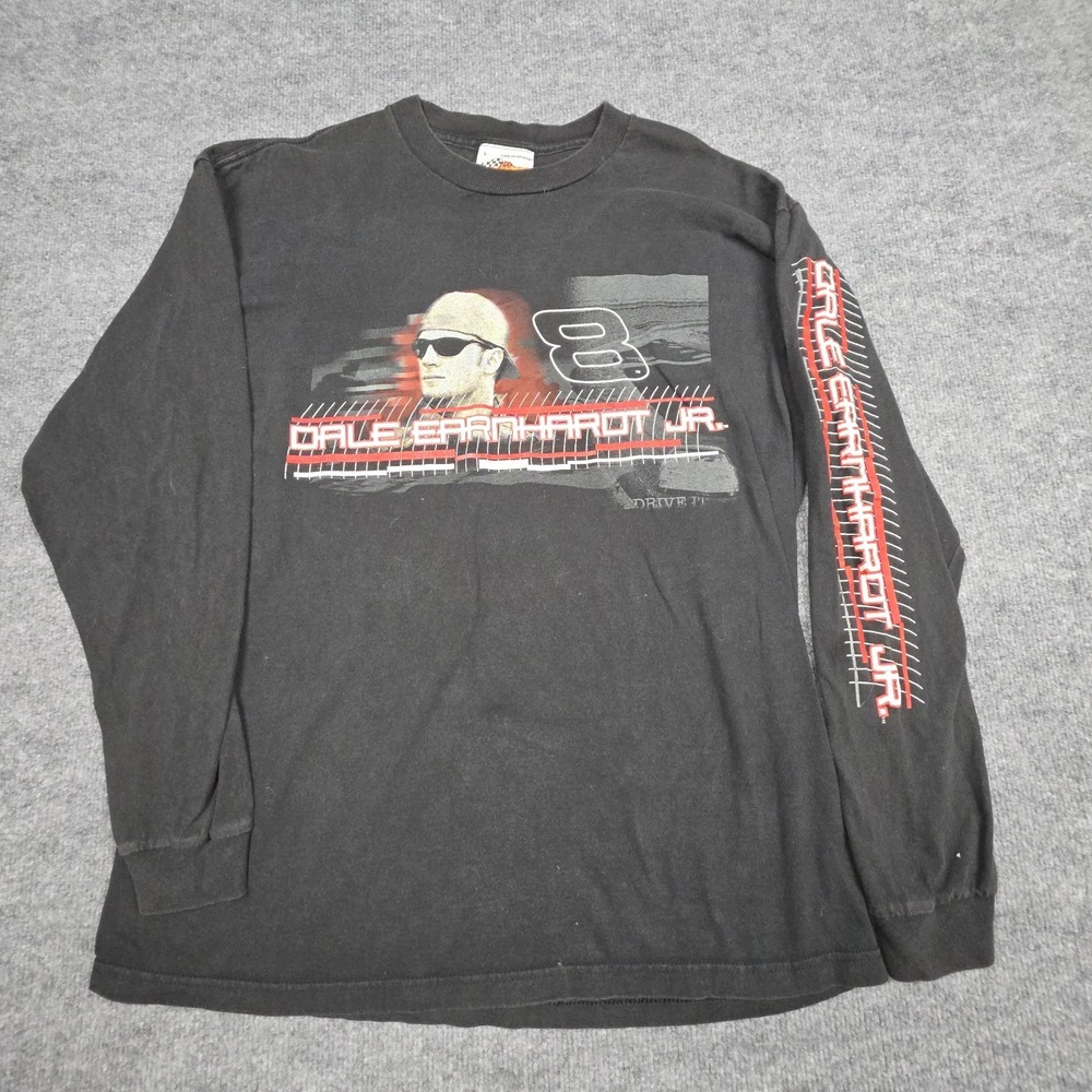 Vintage Dale Earnhardt Winners Circle Graphic Long Sleeve Tee Shirt Mens Large